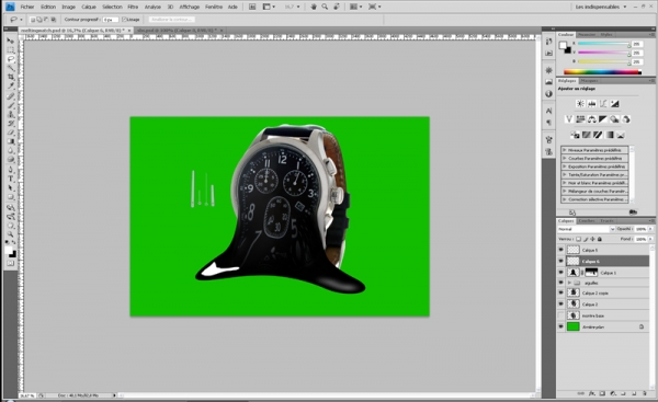 Creation of The torture of the watch: Step 5